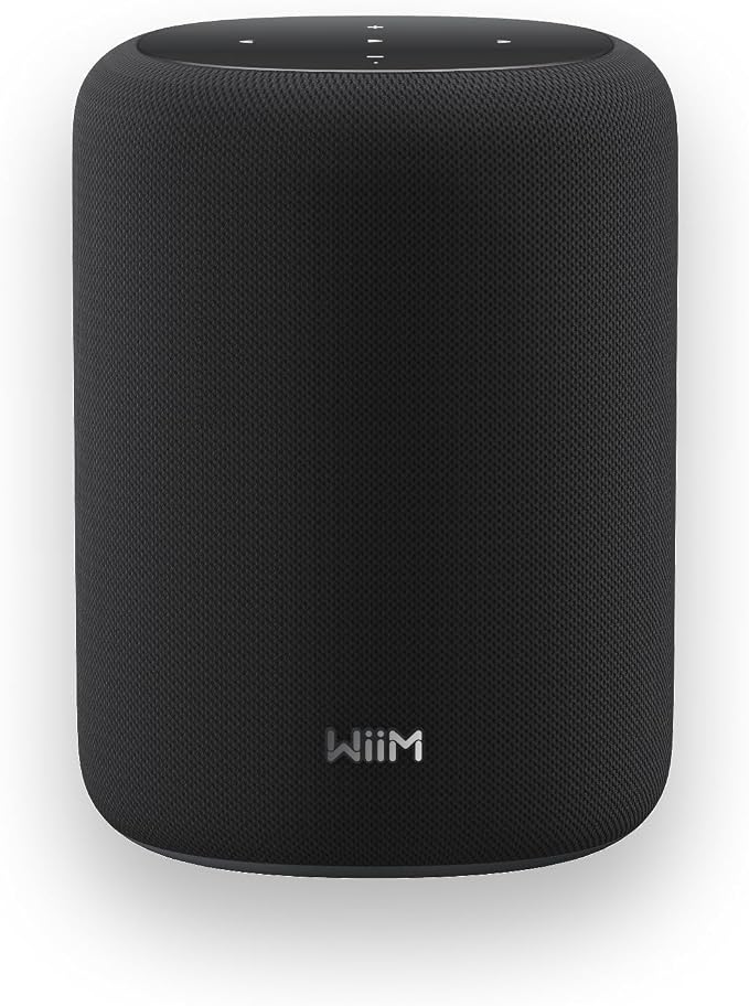 WiiM Sound Lite Smart Speaker, Hi‑Res 24‑bit/192 kHz, AI RoomFit™ Room Correction, 100W Peak, Wi‑Fi 6E/Bluetooth 5.3, Multi‑Room & Stereo Pairing, Black by WiiMHome