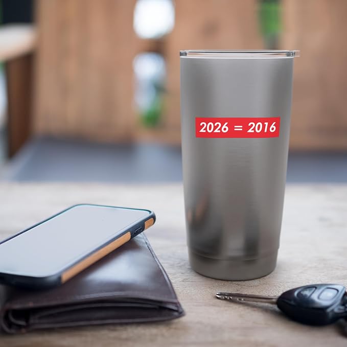 2026 Equals 2016 Funny Gen Z Nostalgia Teen Escapism Tween Stainless Steel Insulated Tumbler - Image 7