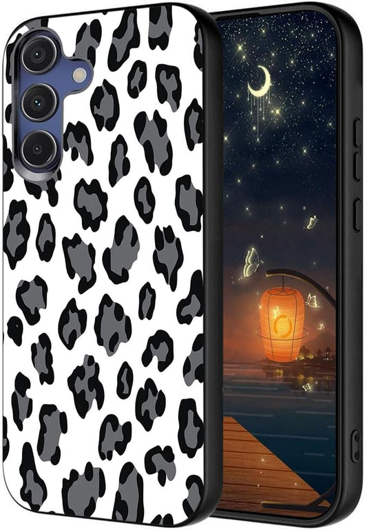 Designed for Galaxy S25 FE Phone Case,Slim Silicone Shockproof Protective Case for Galaxy S25 FE 6.7 inch,Leopard Print by Unknown
