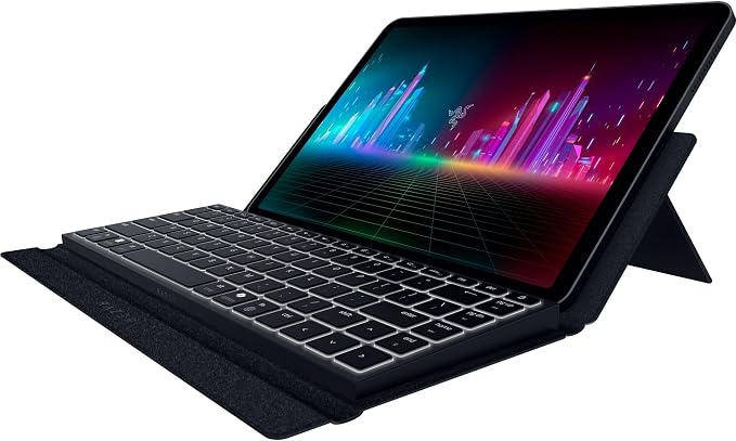 Razer Travel Case Folio for Portable Keyboards | Multi-Angle Stand, Magnetic Closure, PU Leather Exterior, Fits Razer Joro & Magic Keyboard, Supports Tablets (13") by Unknown