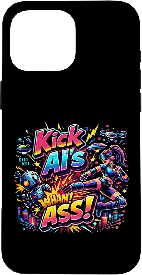 Tech Human vs AI Case for iPhone 16 Pro Max by Unknown