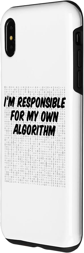 iPhone XS Max Binary Code Computer Algorithm AI Artificial Intelligence Case - Image 2