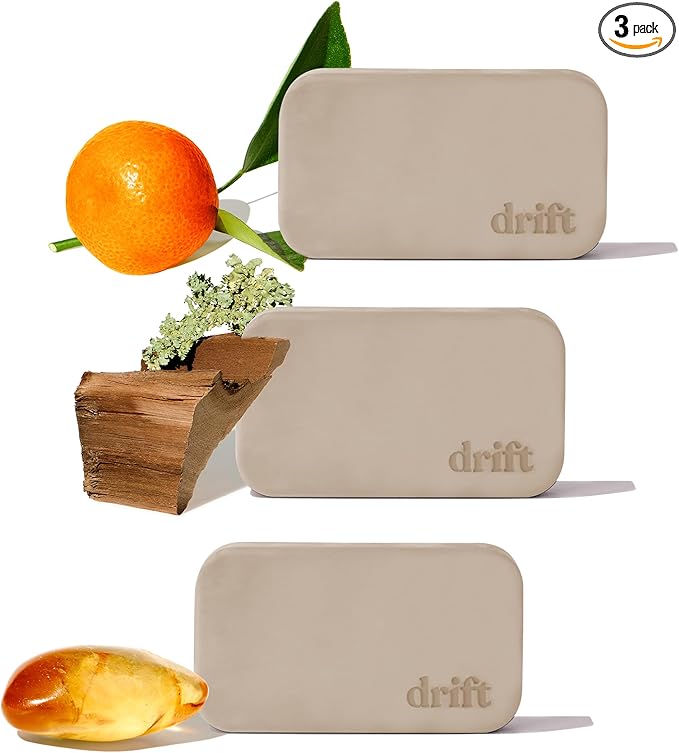 Drift Car Air Freshener - The Original Stone Air Freshener - Car Odor Eliminator - Long Lasting Scent - Metal Clip - Essential Oils - Clean Ingredients - Variety 3 Pack Refill - NO CLIP INCLUDED by driftscents