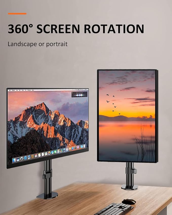 Suptek Single Monitor Mount, Adjustable Monitor Arm Desk Mount Stand for 1 / One Screen up to 32 inch Screen(MD9401) - Image 6