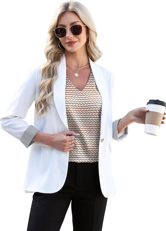 WIHOLL Womens Satin Summer Tops Cap Short Sleeve Blouses V Neck Shirts Business Casual Outfits Fashion Clothing 2026 - Image 5