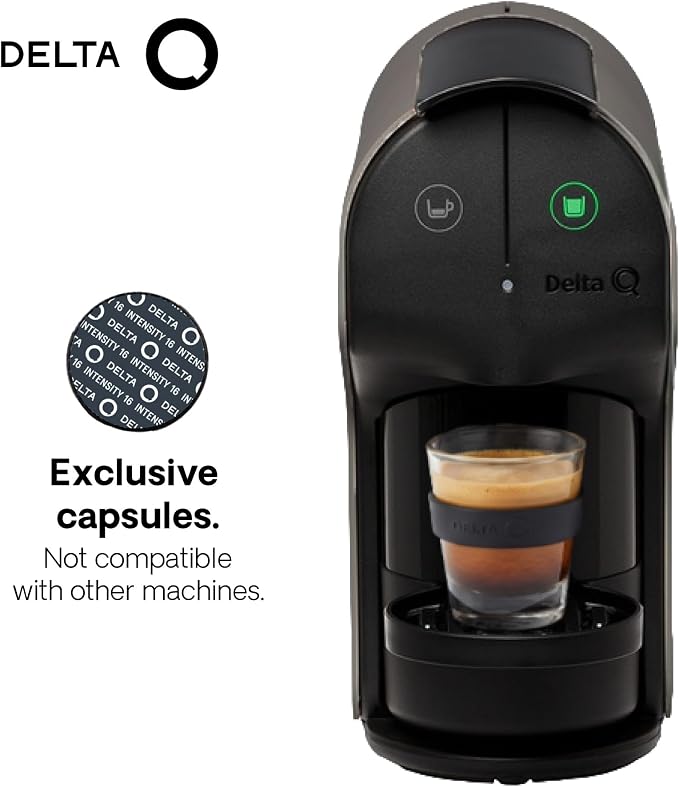 Delta Q Quick Espresso Pods Coffee Machine for Delta Capsules, Black - Image 2