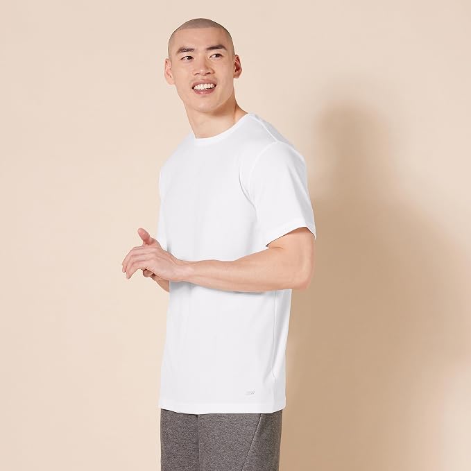 Amazon Essentials Men's Moisture Wicking Breathable Active Performance Tech Gym T-Shirts, Pack of 2 - Image 3