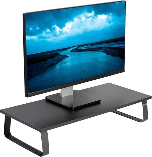 VIVO Monitor and Laptop Stand, 24 inch Desktop Riser, Black, STAND-V000D by Unknown
