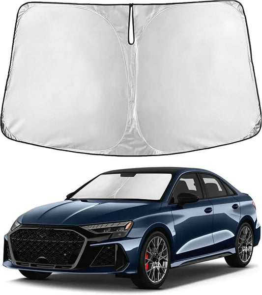 EcoNour Windshield Sunshade Compatible for Audi RS 5 2013-2023 2024 2025, Sun Visor for Front Windshield & Window Sun Shade Cover, UV Heat Blocker & Protector, Car Accessories by EcoNour