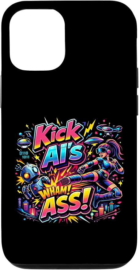 Tech Human vs AI Case for iPhone 12/12 Pro by Unknown
