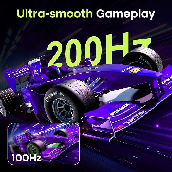 Amzfast 27 Inch 200Hz WQHD (2560 x 1440) Fast IPS Gaming Monitor, Built-in Speakers, 1ms G-SYNC Compatible, HDR400, 132% sRGB, 96% DCI-P3, VESA 100x100, HDMI 2.0 x 2 & DP 1.4 x 2, AMZG27F5Q - Image 3
