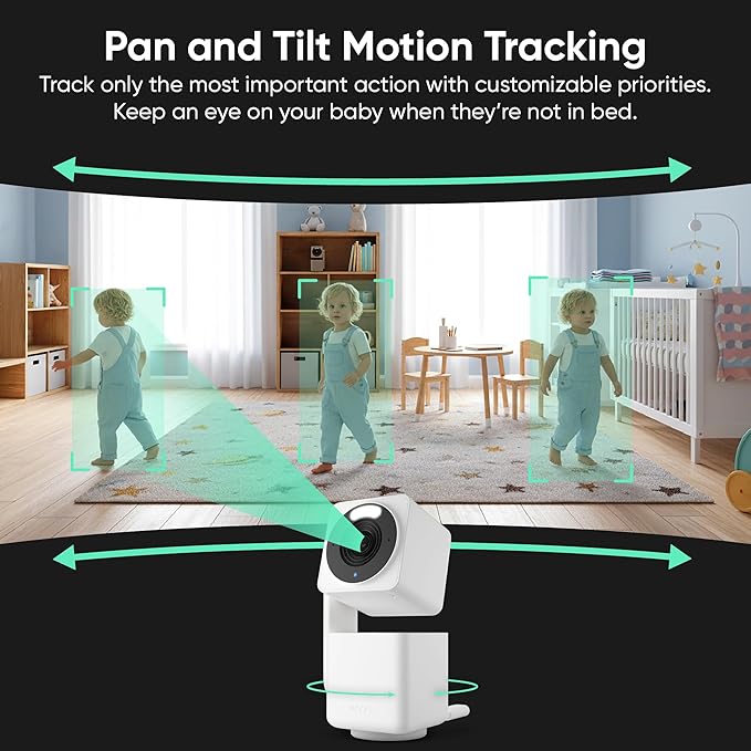WYZE Cam Pan v4, 4K Smart Security Camera, AI Indoor/Outdoor Cameras for Home Security, Baby & Pet, Color Night Vision, 360° Pan/Tilt/8 x Digital Zoom, 2.4G & 5G, Works with Alexa & Google Assistant - Image 5