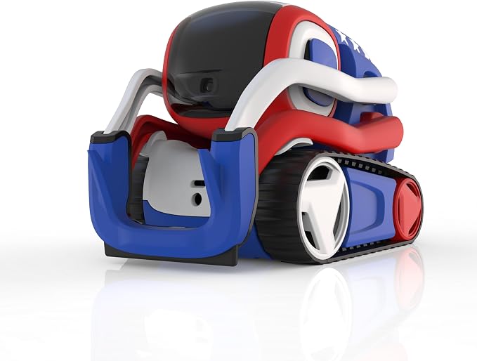 Anki Vector 2.0 AI ChatGPT Connected Robot Companion – Smart Autonomous Home Robot with Face Recognition and Voice Conversations - ChatGPT Subscription Required (Red, White & Blue) by Anki
