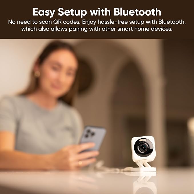 WYZE Cam v4 (Latest Model), 2.5K AI Security Camera, Indoor/Outdoor Cameras for Home Security, Baby Monitor & Pet Camera, Color Night Vision, No Subscription Required, Free Expert Help (2 Pack) - Image 9