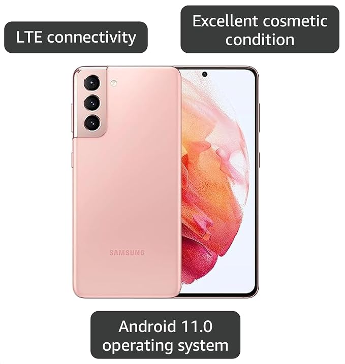 Samsung Galaxy S21 5G, US Version, 128GB, Phantom Pink- T-Mobile (Renewed) - Image 3
