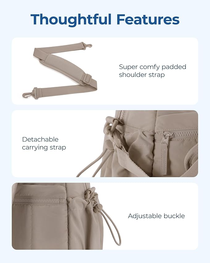 BAGSMART Duffle Bag for Travel, Gym Bag for Women, Weekender Carry on Bag | PVC Wet Pocket, Airline Approved Personal Carry-on Size, Fits Under-seat, One Bag for Gym, Travel, Hospital, Overnight - Image 7