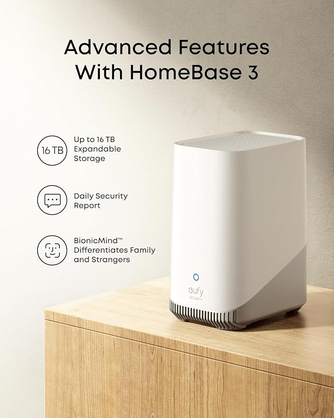 eufy Security SoloCam E42, 4K Security Camera Wireless Outdoor, Solar Powered, AI Motion Tracking, Strobe Light, Pan & Tilt, Facial Recognition, Up to 16 TB, Smart Home Compatible - Image 9