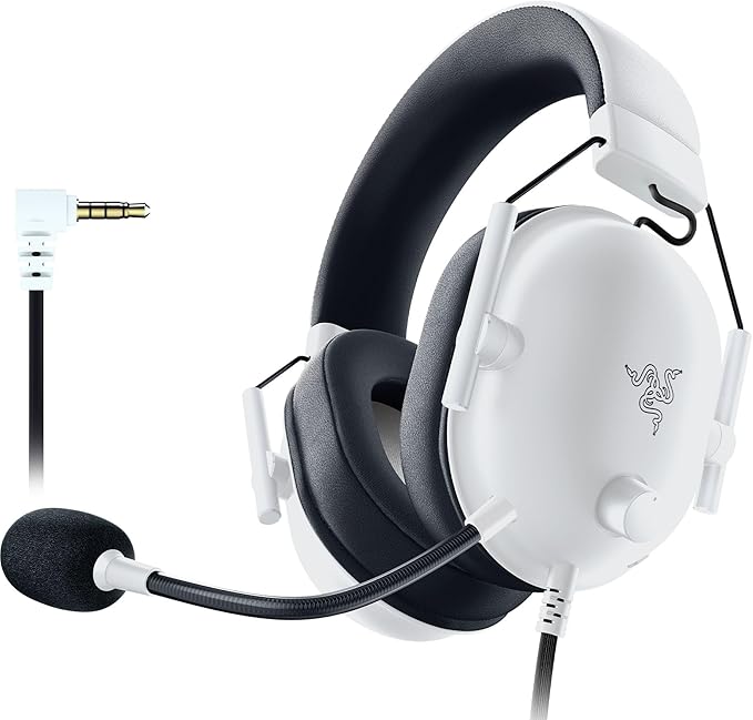Razer BlackShark V2 X Wired Xbox Gaming Headset, White | 50mm Drivers, Cardioid Mic, Lightweight, Comfortable Noise Isolating Earcups, For Xbox Series X, Series S, PS5, PC, Switch - Image 8