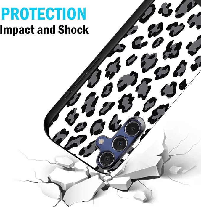 Designed for Galaxy A16 5G Phone Case,Slim Silicone Shockproof Protective Case for Galaxy A16 5G 6.7 inch,Leopard Print - Image 2
