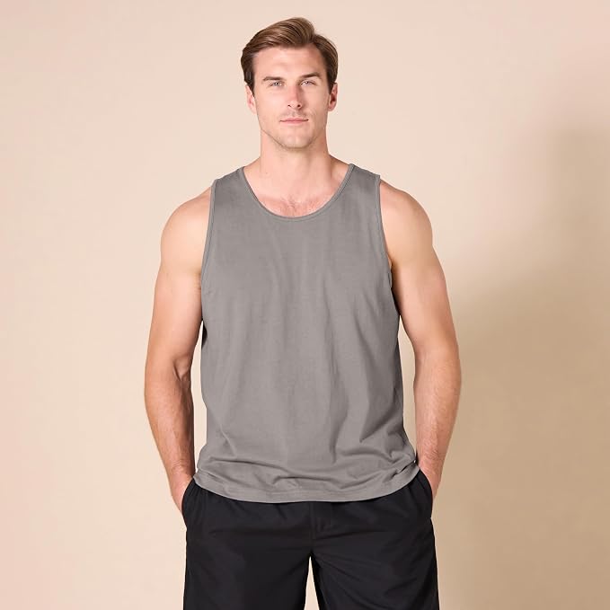 Amazon Essentials Men's Active Quick Dry Tech Stretch Moisture Wicking Lightweight Gym Tank Top - Image 6