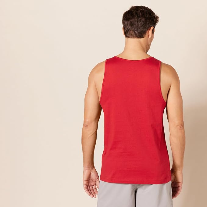 Amazon Essentials Men's Active Quick Dry Tech Stretch Moisture Wicking Lightweight Gym Tank Top - Image 3