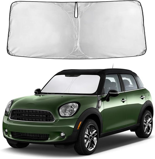 EcoNour Windshield Sunshade Compatible for Mini Countryman Cooper 2011-2014 2015 2016, Sun Visor for Front Windshield & Window Sun Shade Cover, UV Heat Blocker & Protector, Car Accessories by EcoNour