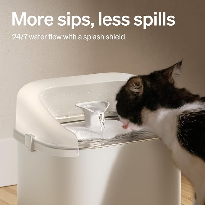 PETLIBRO Splash Shield for 3L Dockstream 2 Cat Water Fountain, Spill Guard Cover Compatible with PLWF106, PLWF116, PLWF305, Easy-Clean Pet Fountain Accessory - Image 4