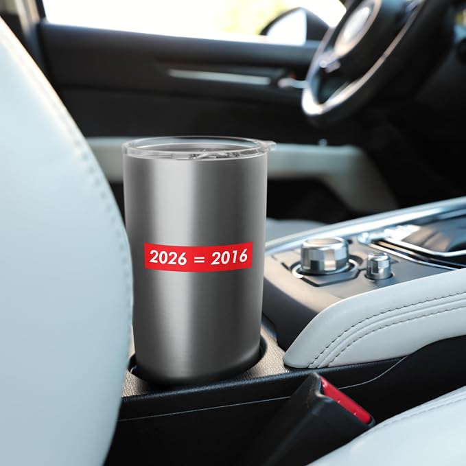 2026 Equals 2016 Funny Gen Z Nostalgia Teen Escapism Tween Stainless Steel Insulated Tumbler - Image 6
