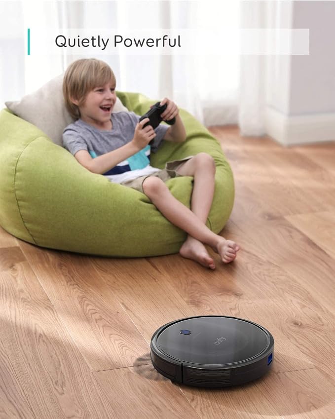 eufy 11S MAX Robot Vacuum Cleaner, Super Thin, Quiet | Self-Charging, Easy to use, Cleans Hard Floors to Medium-Pile Carpets, Black - Image 6