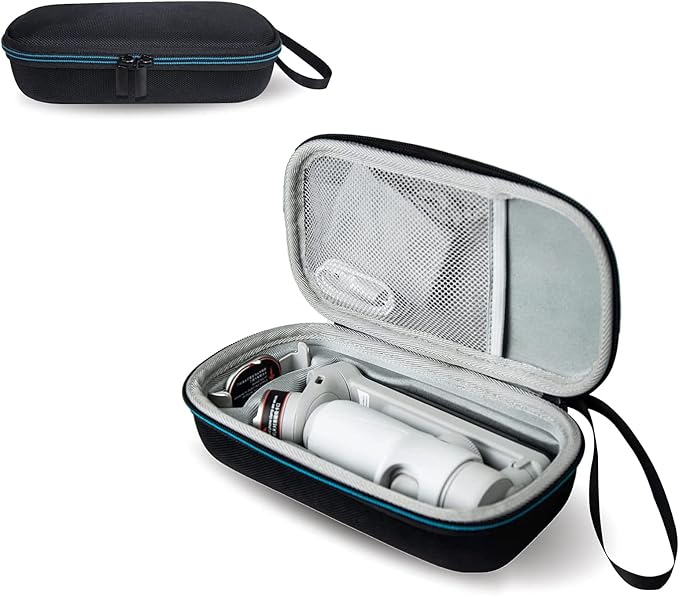 Carrying Case for Insta360 Flow,Compatible with Insta 360 Flow AI-Powered Smartphone Stabilizer (black&blue zipper) by %EF%BC%B8%EF%BC%A2%EF%BC%A5%EF%BC%B2%EF%BC%B3%EF%BC%B4%EF%BC%A1%EF%BC%B2