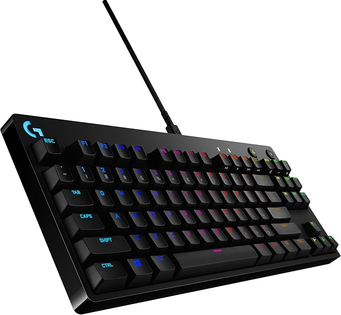 Logitech G PRO Mechanical Gaming Keyboard + G502 Hero Wired Gaming Mouse Bundle - Black - Image 3