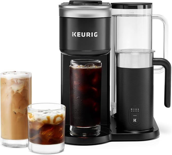 Keurig K-Café SMART Single Serve Coffee Maker with WiFi Compatibility, Latte and Cappuccino Machine with Built-In Frother, 6 Brew Sizes, Black | WIFI Brewid Smart Brewing, Built-in Milk Frother for Lattes and Cappuccinos, 6 Brew Sizes, K-Cup Pod Compat... - Image 22
