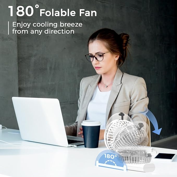 PANERGY Handheld Misting Fan with Mister, Mothers Day Gifts for Mom, Birthday Gifts for Girls Women Men, Mini Portable Cooling Fan for Beach Vacation Travel Camping Cruise Essentials 2026 New - Image 5