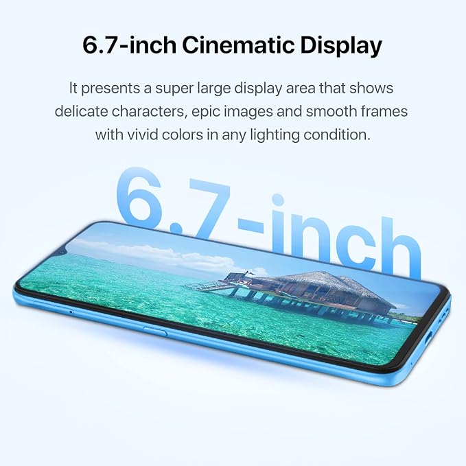 UMIDIGI Cell Phone, F3 8GB+128GB Smartphone Unlocked, 48MP AI Triple Camera, 6.7inch HD Full Screen, 5150mAh Battery,18W Fast Charging, Android 11 Phone Unlock, Type-C,4G Dual SIM, NFC - Image 5