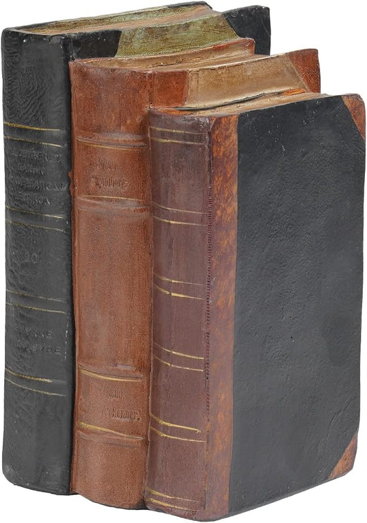 Guichifun Decorative Books Home Decor Clearance - Resin Retro Classical Fake Books Faux Books Decoration Fall Decor Gifts for Men Coffee Table Shelf Decor for Living Room Decor 5.5 * 4.5 * 7.5 Inch by Guichifun
