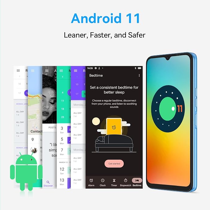 UMIDIGI Power 7 MAX Unlocked Cell Phone,6GB+128GB 10000mAh Battery,6.7" Full Screen + 48MP AI Triple Camera Android Smartphone,NFC,GPS,Face & Fingerprint,BLE 5.0, WiFi 2.4GHz/5GHz,Warranty,Blue - Image 6