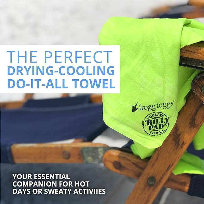 FROGG TOGGS Chilly Pad, Instant Cooling Towel, Long Lasting, Reusable, Sports and Outdoors Neck Towel 33x13 - Image 2