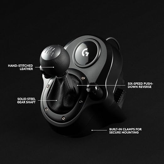 Logitech G Driving Force Shifter Compatible with G29 G920 & G923 - PC | Compatible with PlayStation 5, Playstation 4, Xbox-Series X|S, Xbox-One - Image 4