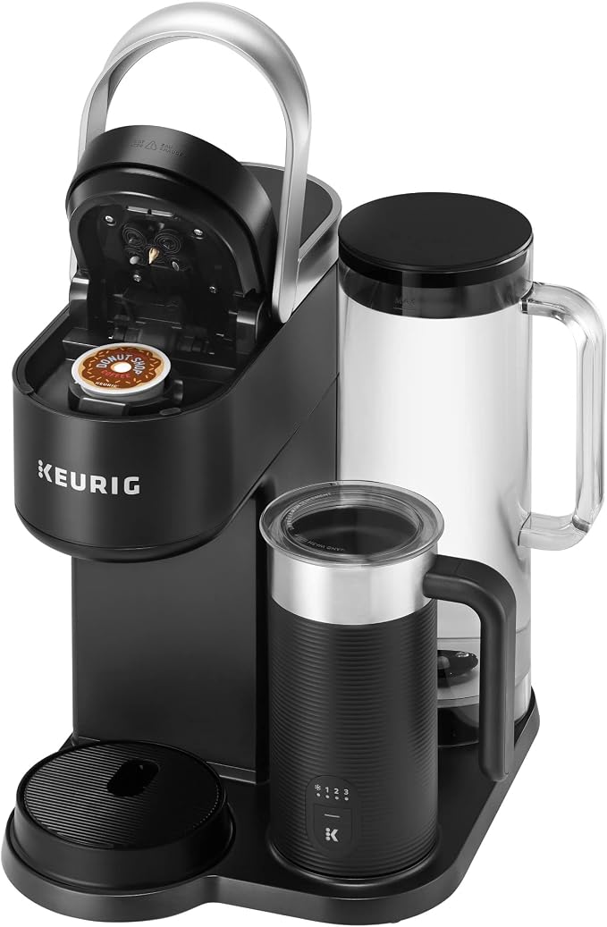 Keurig K-Café SMART Single Serve Coffee Maker with WiFi Compatibility, Latte and Cappuccino Machine with Built-In Frother, 6 Brew Sizes, Black | WIFI Brewid Smart Brewing, Built-in Milk Frother for Lattes and Cappuccinos, 6 Brew Sizes, K-Cup Pod Compat... - Image 18