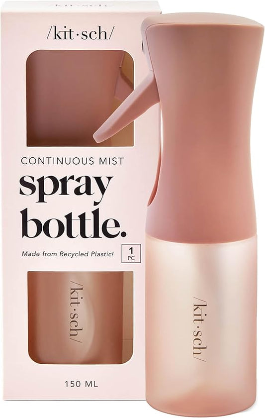 Kitsch Continuous Spray Bottle for Hair – Terracotta, 150ml | Fine Mister Spray Bottle & Water Spray Bottle – Recycled Hair Spray Bottle – Spray Bottles for Cleaning, Styling, & More by Unknown