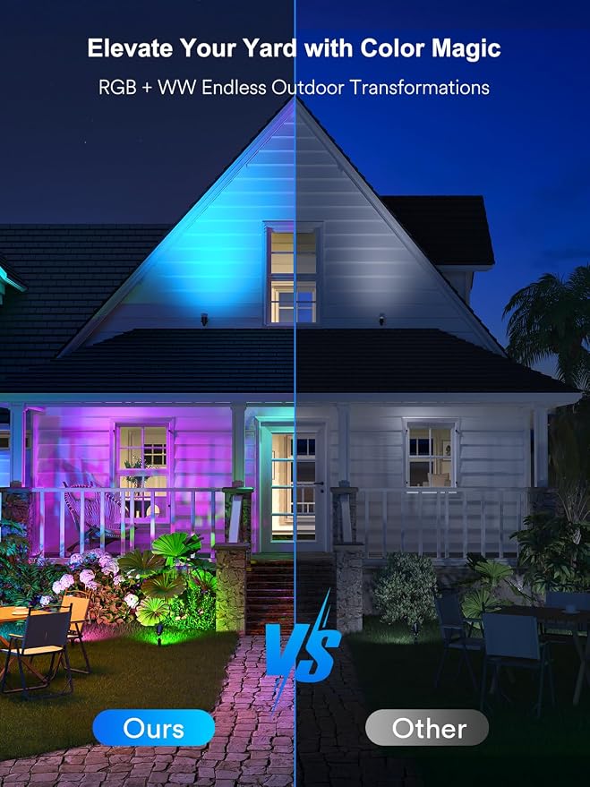 smart Outdoor spotlights | smart voice control - Image 3