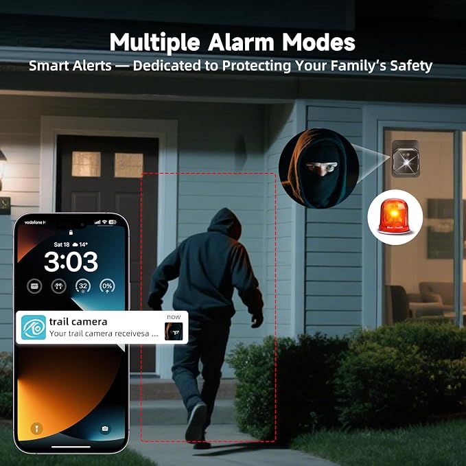 AXB Window Camera for Home Security: 2.4GHz&5GHz WiFi 4K Indoor Camera with Color Night Vision - Smart Motion Detection 24/7 Recording - Easy&Quick Install Includes 2 Multi-Angle Window Mounts - Image 2
