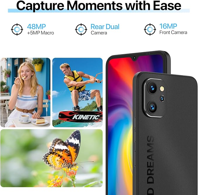 UMIDIGI Unlocked Cell Phone, A13 Pro (4+128GB) NFC Smart Phone, 6.7" HD Full Screen, 5150mAh, Android Mobile Phone with FM Radio, Dual 4G Phone - Image 5