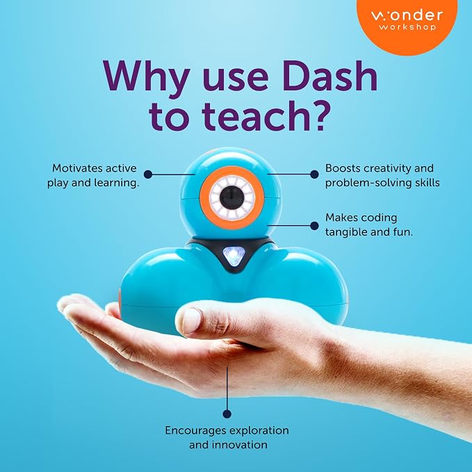 Wonder Workshop Dash Robot - Coding Robots for Kids 6+ - Voice Activated STEM Robot Toys - Interactive, Educational & Programmable - Image 6