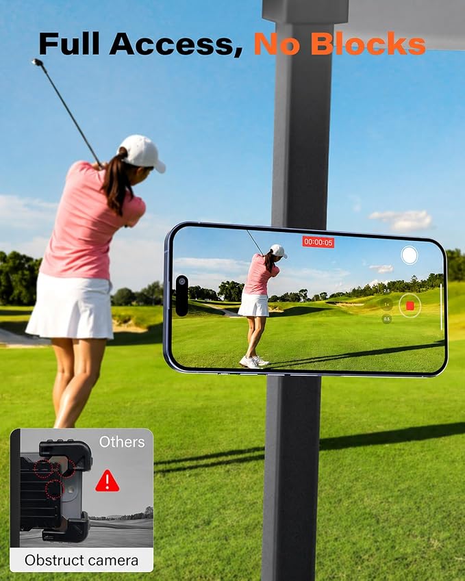 A2C Pink Alloy Magnetic Golf Cart Phone Holder, Golf Accessories for Women | Unique Golf Gifts for Female Golfers Ladies Her Girls Mom Mother Wife, Golf Accessories Essentials Fits EZGO Club Car Yamaha - Image 8
