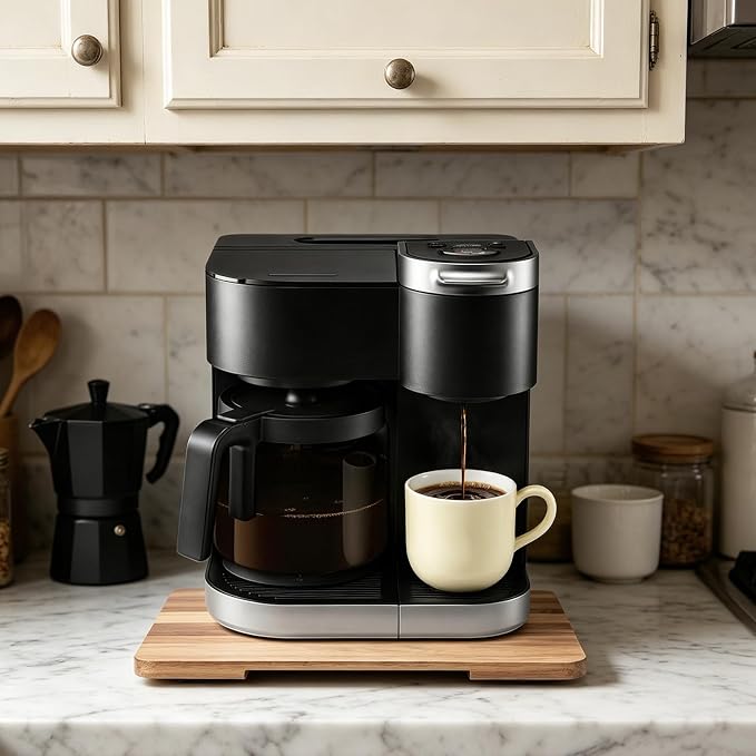 360°Rolling Tray Acacia Wood Kitchen Appliance Slider for Coffee Maker Pot | Countertops Sliding Tray Mat for Kitchen Appliances Easily Move Under The Cabinet Acacia 11.6"×13.9" - Image 7