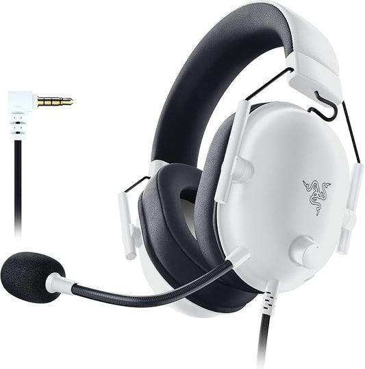 Razer BlackShark V2 X Gaming Headset: 7.1 Surround Sound - 50mm Drivers - Memory Foam Cushion - for PC,Mac,PS4,PS5,Switch - 3.5mm Audio Jack - White,(Pack of 8) by Unknown