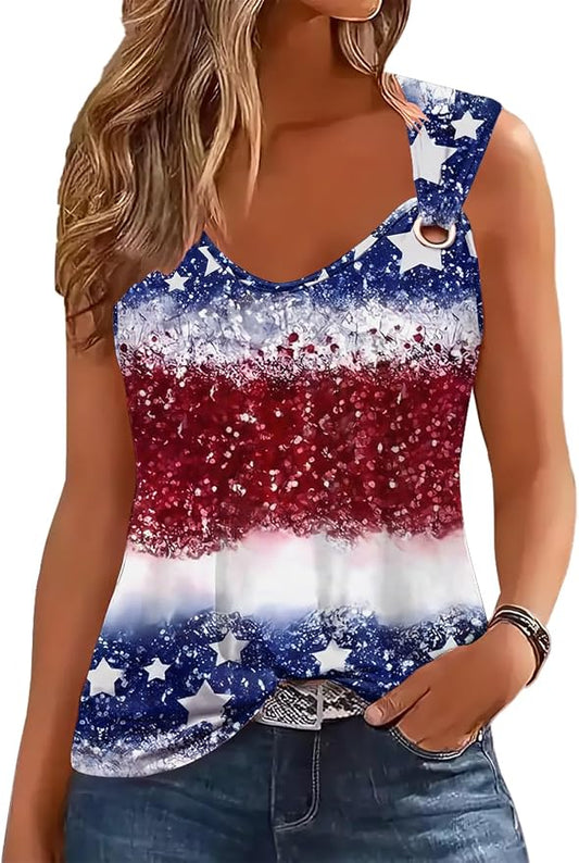Disamer Womens Tank Tops 2026 Loose Fit Casual Summer Spaghetti Strap Trendy Spring Cute Lace Sleeveless T Shirts by Disamer