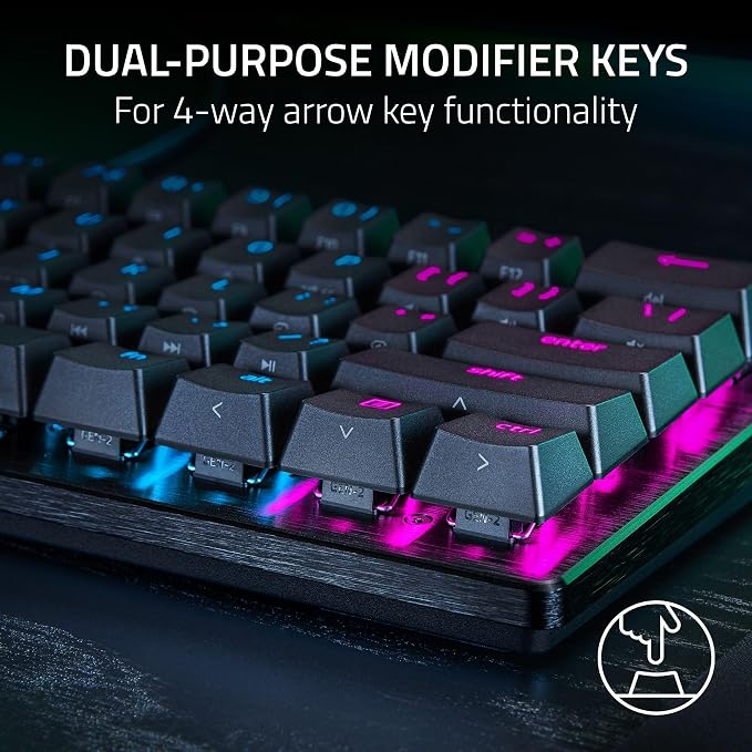 Razer Huntsman V3 Pro Mini 60% Esports Gaming Keyboard, Black | Analog Optical Switches, Razer Snap Tap, Rapid Trigger, Adjustable Actuation, Dual-Purpose Mod Keys, Doubleshot PBT Keycaps - Image 8