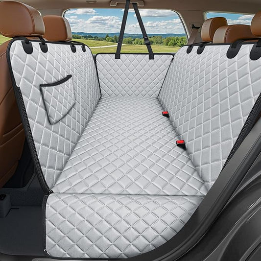 URPOWER Dog Car Seat Cover for Pets 100% Waterproof Seat Cover Hammock 600D Heavy Duty Scratch Proof Nonslip Durable Soft Back Seat Covers for Cars and SUVs by URPOWER